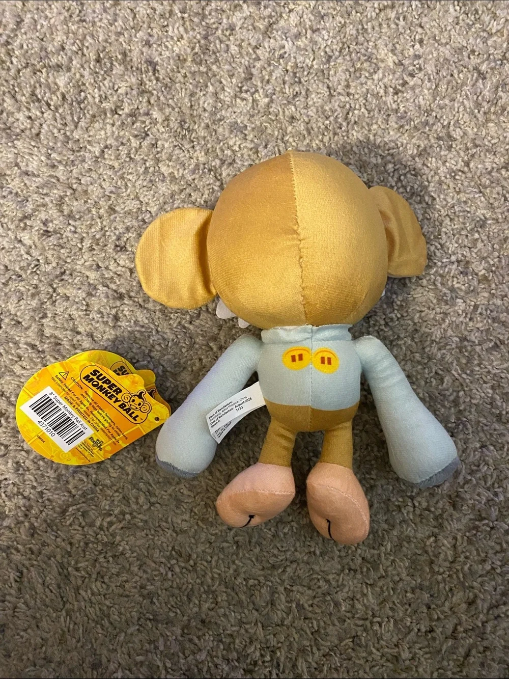 Sega Toy Factory Super Monkey Ball Doctor Plush Stuffed Animal Toy.